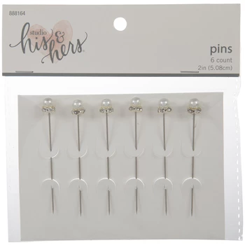 Wholesale π Rhinestone & Pearl Boutonniere Pins π - Image 2