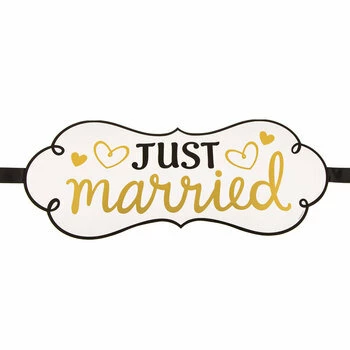 Buy ๐ Just Married Car Banner ๐