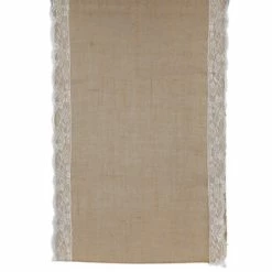 Brand new 🔔 Burlap & Lace Table Runner 😀